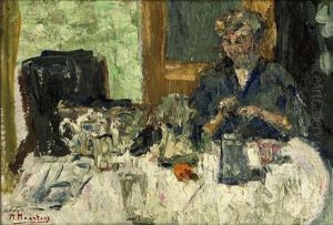 Having Breakfast by Medard Maertens