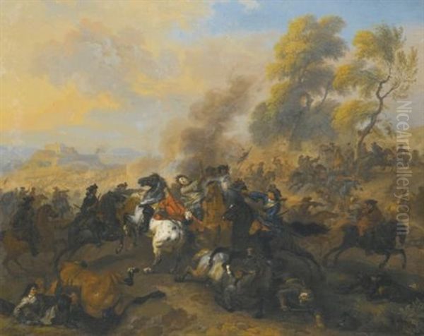A Cavalry Battle - view 1