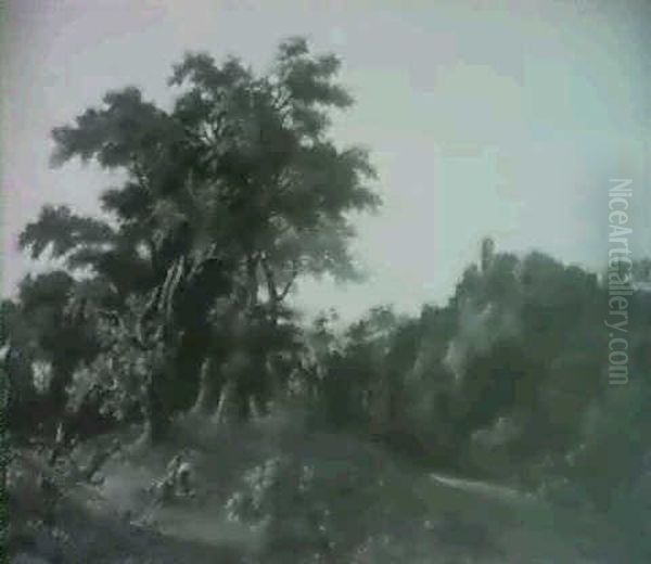 A Cavalier Fleeing Bandits - view 1