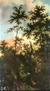 Paysage Avec Chasseurs A Cheval by Dirk Maes