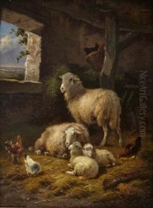 Animals In A Stable