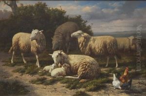 Sheep In Landscape Sheep In Landscape