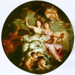 The Triumph Of Painting And Poetry by Godfried Maes