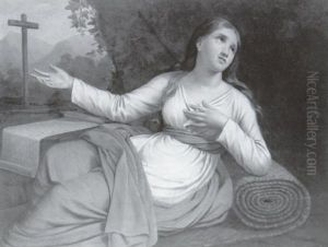 Sainte Marie Madeleine Repentante by Jean Baptist Lodewyck (Maes-Canini) Maes