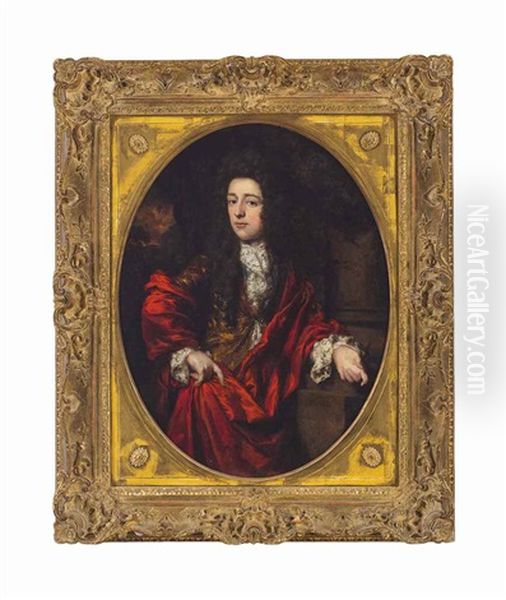 Portrait Of A Gentleman, Half-length - view 1