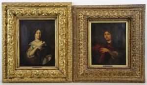 Pair Of Portraits by Nicolaes Maes