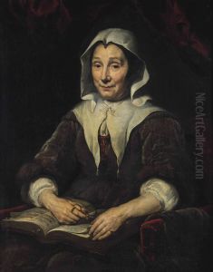 Portrait Of A Lady, Aged 68, Seated Half-length