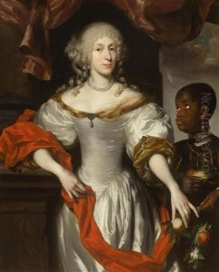 Portrait Of A Lady With A Young African Boy Portrait Of A Lady With A Young African Boy