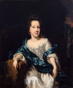 Portret Van Een Elegante Dame Portret Van Een Elegante Dame
