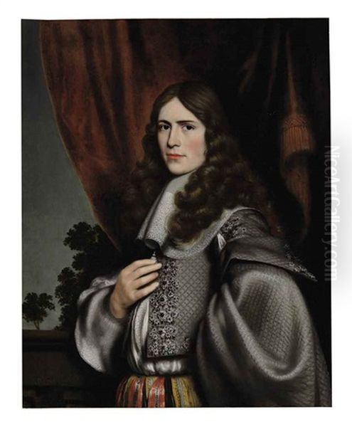 Portrait Of A Gentleman In A Gray Coat - view 1