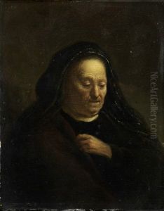 Bildnis Einer Alten Dame by Nicolaes Maes