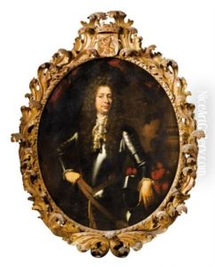 Portrait De Johann Ortt (+ Portrait De Son Epouse, Anna Pergens; Pair)