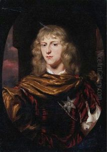 Portrait Of A Nobleman Wearing An European Order