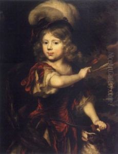 Portrait De Jeune Garcon En Chasseur by Nicolaes Maes