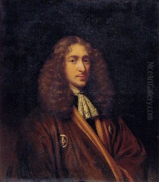 Portrait Of A Man Wearing A Japanese Robe - view 1