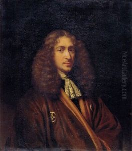 Portrait Of A Man Wearing A Japanese Robe