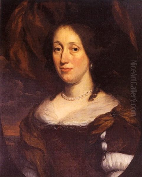 Portrait De Femme Au Collier De Perles - view 1