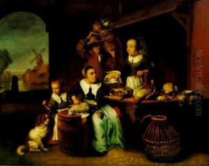 The Poultry Shop by Nicolaes Maes