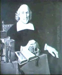 Portrait Of A Scholar by Nicolaes Maes