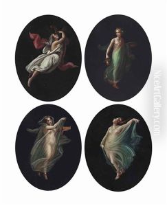 Four Muses (set Of 4) by Michelangelo Maestri