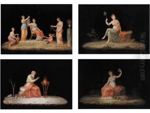 Vier Jahreszeiten (set Of4) by Michelangelo Maestri