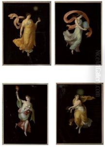 Allegories Des Quatre Parties Du Jour (4 Works)