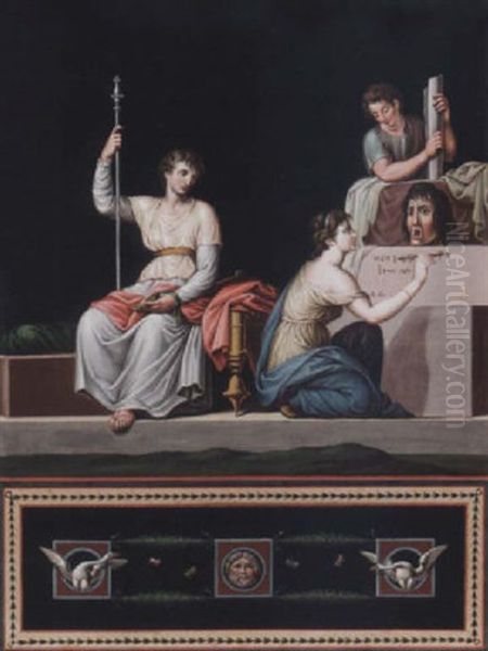The Head Of Pompey Delivered To Caesar - view 1