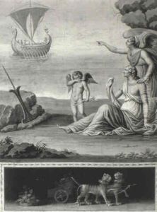 Calypso Grieving For The Departure Of Odysseus From The Island Of Ogygia by Michelangelo Maestri