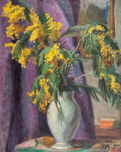 Mimosas In A Vase - view 1