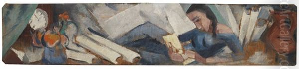 Lesendes Madchen - view 1