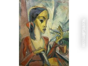 Portrait Of A Woman by Dorothea Maetzel-Johannsen
