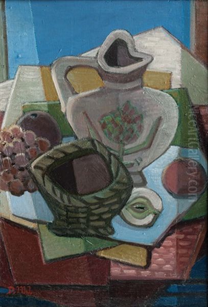 Still Life With Jar And Fruits - Standing Nude (recto/verso) - view 1