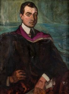 Retrato De Don Alejandro Bareno by Gustavo De Maeztu