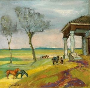 Iglesia De San Benito Abad En Barajas De Gredos, Avila by Gustavo De Maeztu