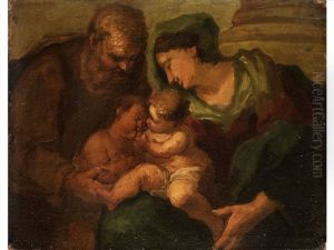 Die Heilige Familie Mit Dem Johannesknaben