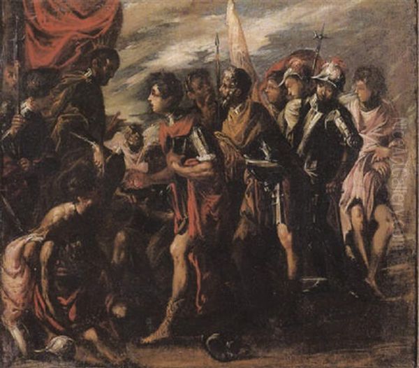 Muzio Scevola Davanti A Porsenna - view 1