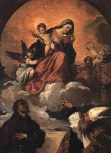 The Madonna And Child In Glory With Saints