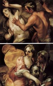 Cain And Abel by Pietro Antonio Magatti