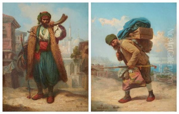 Derviche Turc A Constantinople - Turc Portant Ses Ballots (2 Works) - view 1