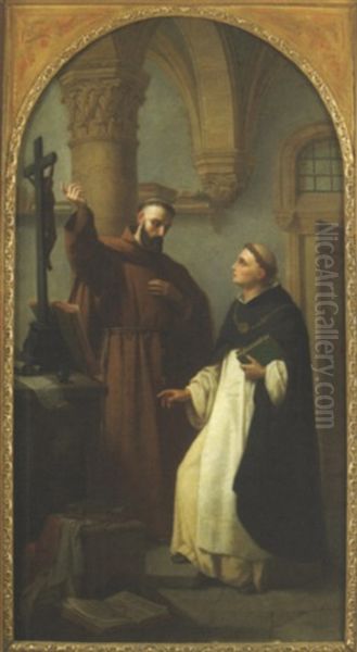 La Recontre De Saint Bonaventure Et Saint Thomas D'aquin - view 1