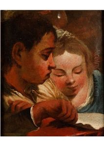 Zwei Kinder by Domenico Maggiotto