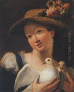 Ragazza Con Colomba