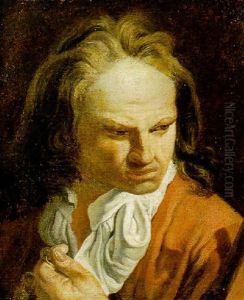 Ritratto D'uomo Con Rosario by Domenico Maggiotto