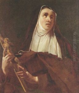 St. Theresa Of Avila by Domenico Maggiotto