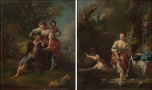 Le Sommeil Perturbe (la Chatouille) (+ Les Baigneuses Surprises; Pair) by Francesco Maggiotto