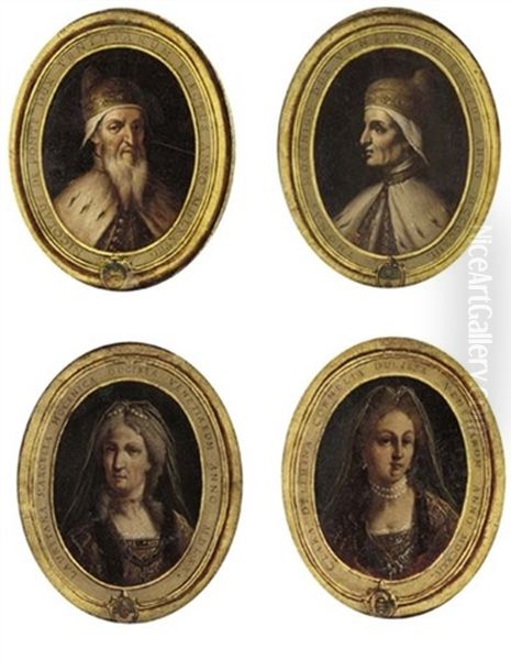 Portrait Of Doge Tommaso Mocenigo (+ 3 Others; Set Of 4) - view 1