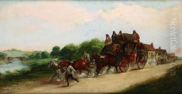 Riding On A Coach Through The Countryside - view 1