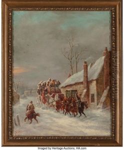 Stagecoach In Winter Stagecoach In Winter