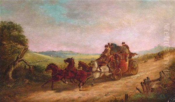 The Mail Coach Passing The Hunt - view 1