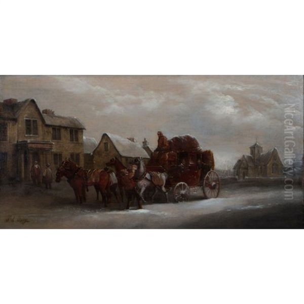 Changing Horses At Swan Inn - view 1